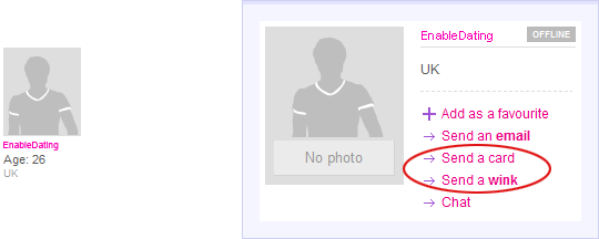 hover over member picture expands the view
